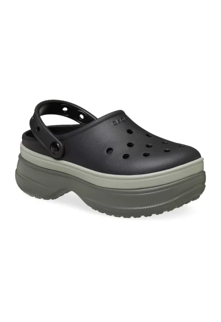 Сабо  Classic Stacked 48425 - Черен