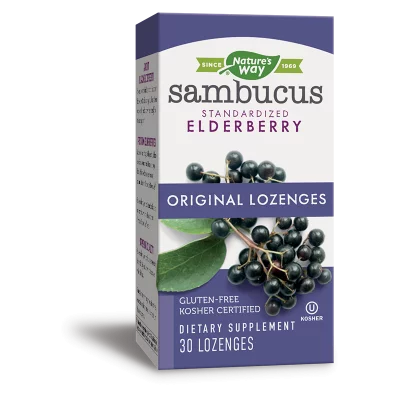 Самбукус с черен бъз и витамин С - Sambucus Original Lozenges, 30 таблетки за смучене