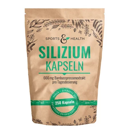 Силиций от бамбук – Здрава коса, кожа и нокти, 250 mg, 250 капсули