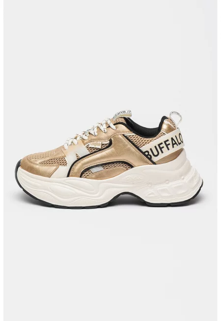 Спортни обувки Yuno от еко кожа и мрежеста материя