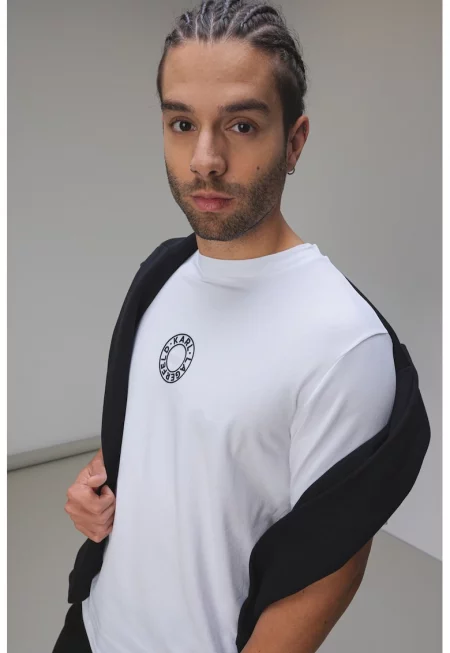 Тениска с лого - Бял