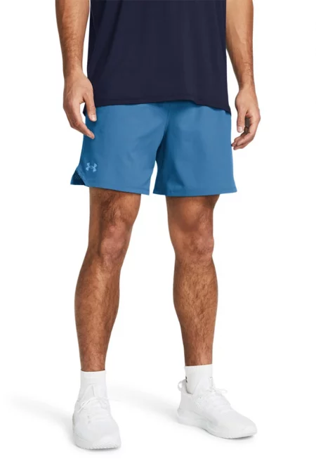 Треннировъчни шорти Vanish с лого - Светлосин