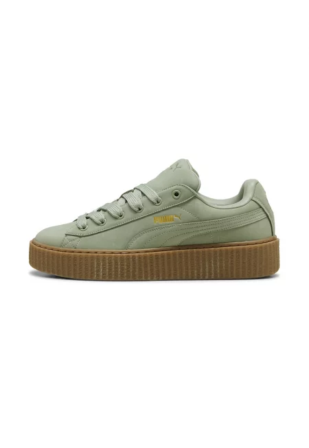 Унисекс кожени спортни обувки Fenty Creeper Phatty - Светлозелен