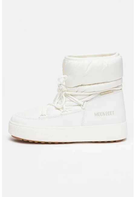 Зимни боти EVX Puff с равна платформа - Бял