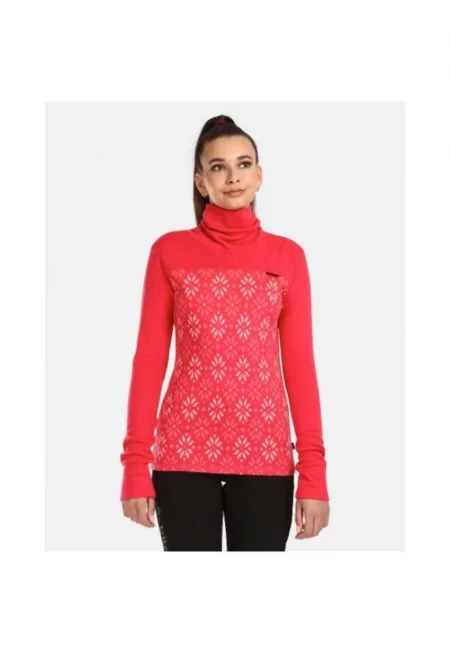 Блуза боди от мериносова вълна -  Jannu - Pink