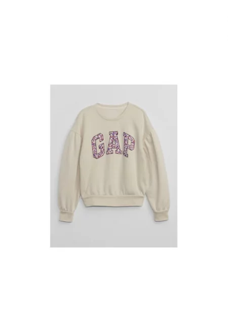 Блуза за момиче -  303611644 - Памук/Полиестер - Бежов