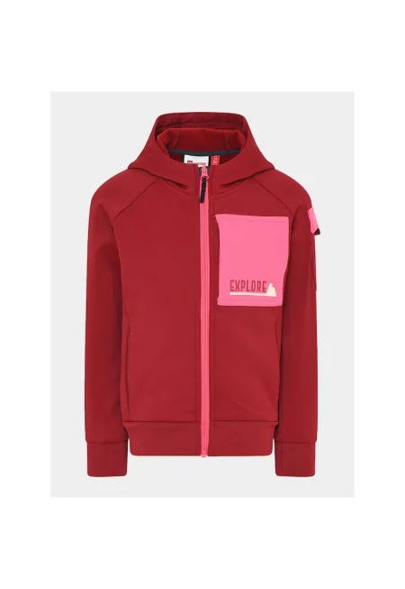 Блуза за момичета -  303508241 - полиестер - червена - Червен