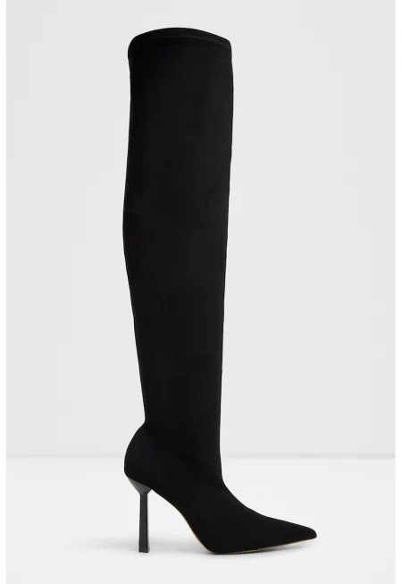 Ботуши над коляното Caldan с остър връх