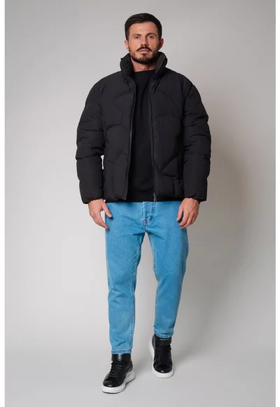 Бухнало зимно яке с висока яка