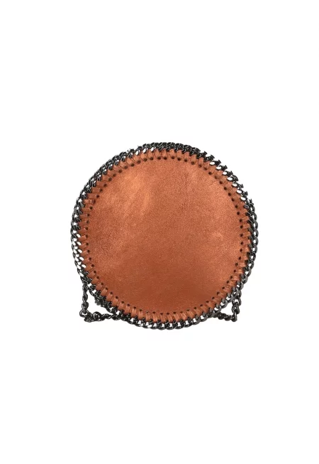 Чанта с верижка - Коняк кафяв