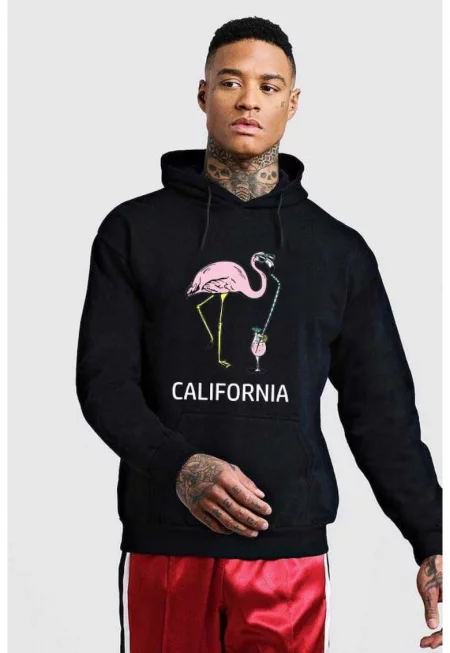 Черна мъжка качулка - Калифорния
