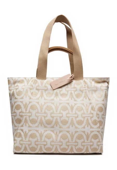 Дамска чанта  QQ8 11 03 01 711 - Текстил - Бежов