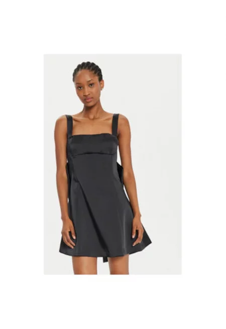 Дамска рокля -  304937095 - Полиестер - Черен