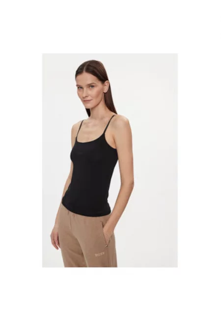 Дамска тениска -  303806606 - Модал - Черна - Черен