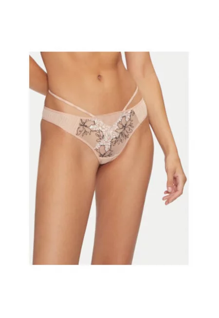 Дамски бикини -  304178696 - Найлон/Еластан - Бежов