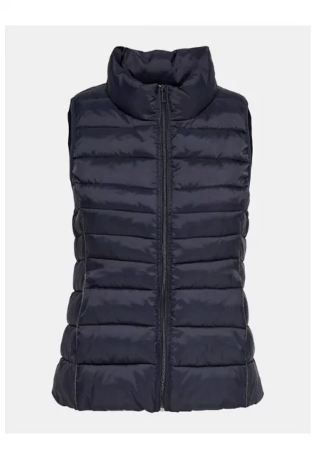 Дамски елек - САМО - 303320065 - Найлон - Тъмносин