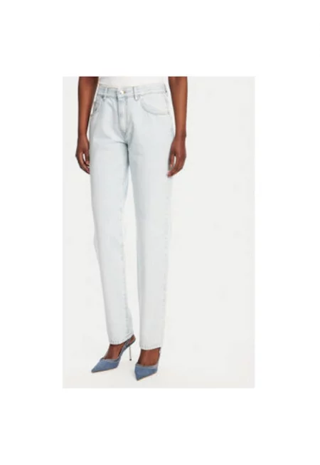 Дамски панталон  53-8040 - памук - син