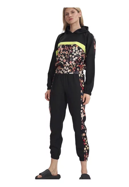 Дамски панталон -  Полиестер/Еластан - Черен -