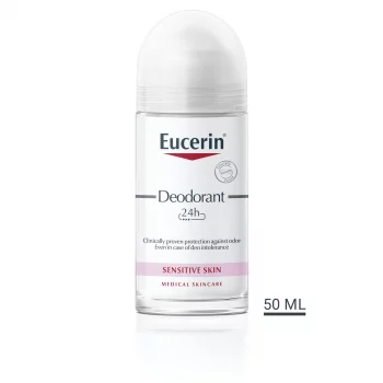 ЕУЦЕРИН Рол-он дезодорант 24 ч. за чувствителна кожа 50 мл.