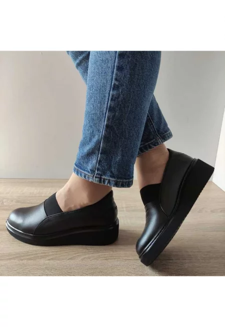 Ежедневни дамски обувки  006-155 черни - черни - Черен