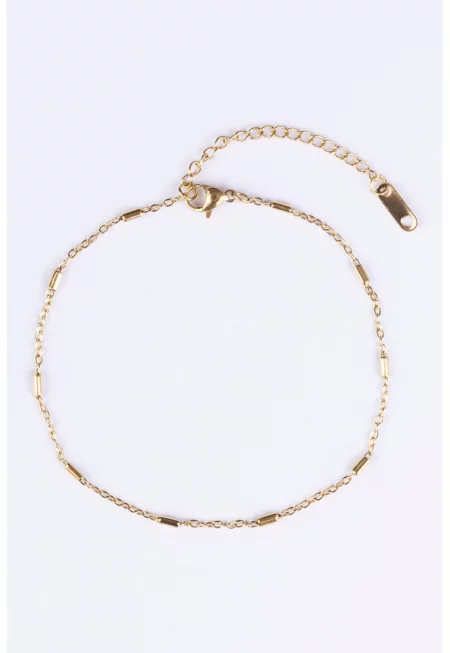 Гривна за глезена с 18k злато