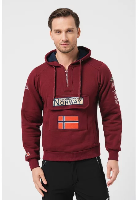 Худи Gymclass с връзка и бродирано лого