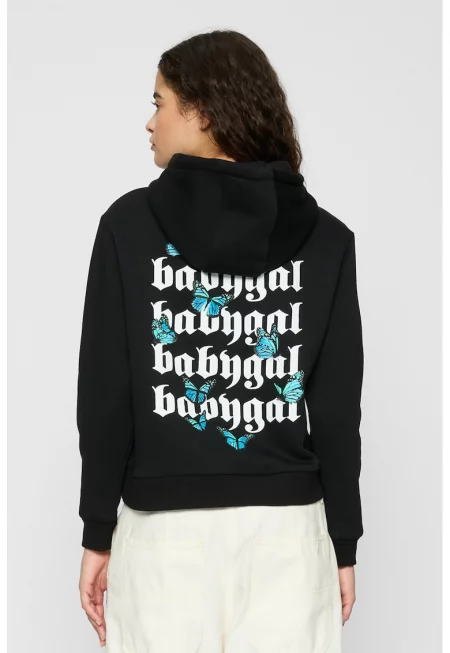 Худи с памук и принт
