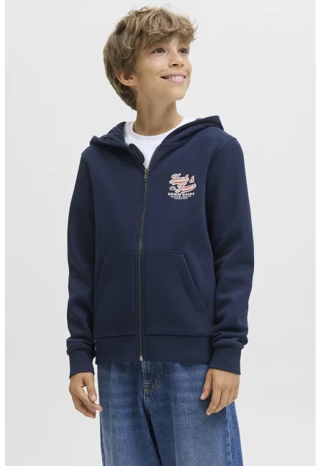 Худи с памук с цип