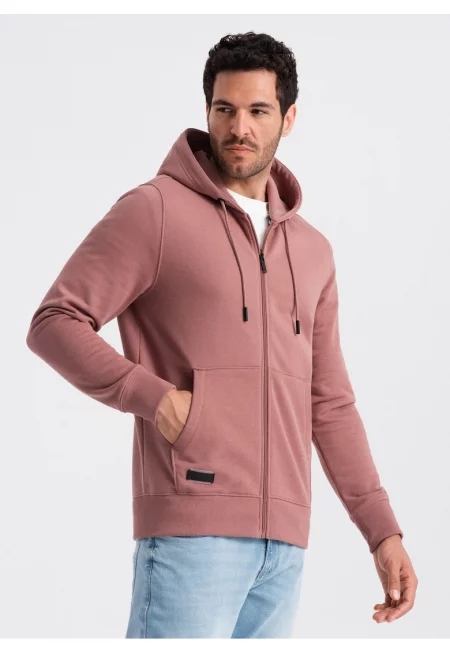 Худи с цип и джобове