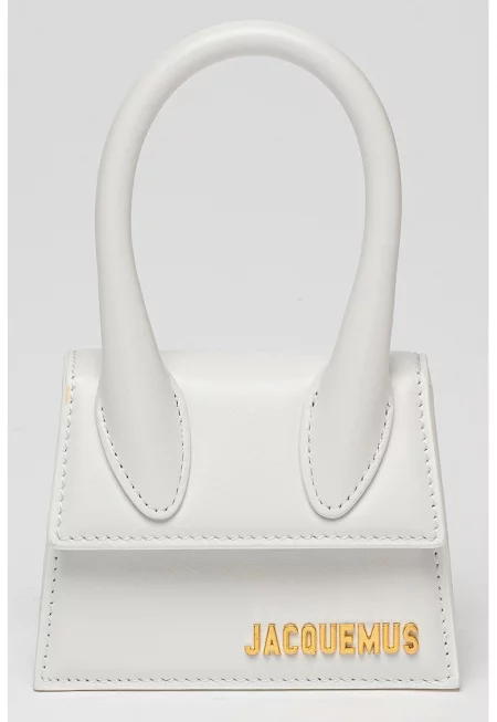 Кожена ръчна чанта с лого Le Chiquito