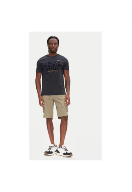 Мъжки къси панталони  251BE066CT1122 - памук - каки