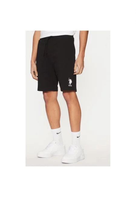 Мъжки къси панталони US Polo Assn. - 305230256 - Памук - Черен