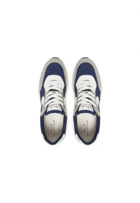 Мъжки спортни обувки - 2018361 -  Текстил - Тъмносин