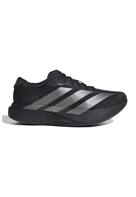 Обувки за бягане Adizero Evo със синтетика - Черен/Tъмносив