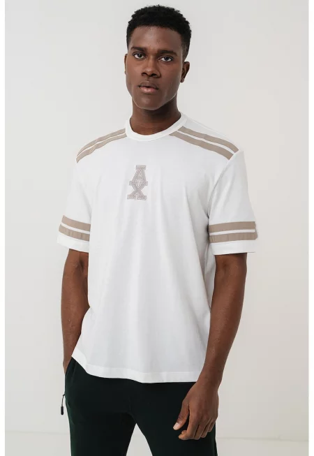 Памучна тениска с райе