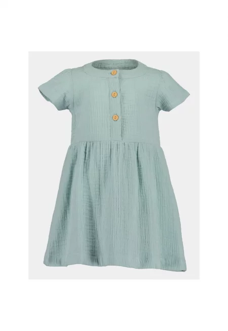 Рокля за момиче -  303576462 - Зелена - Памук
