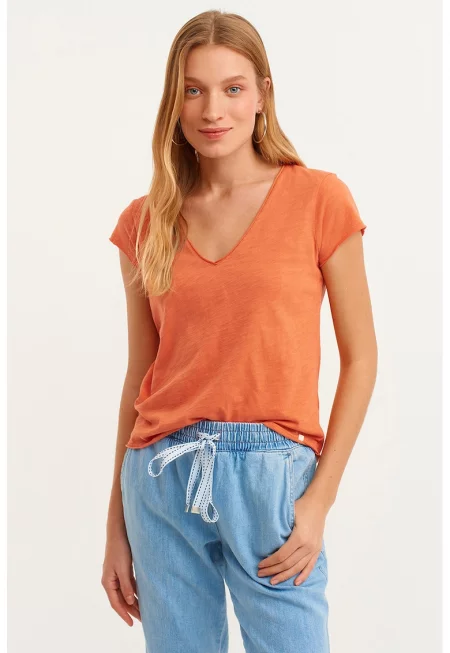 Шпиц тениска от памук