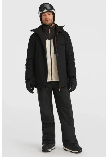 Ски панталон FWC'Peak със средна талия - Черен