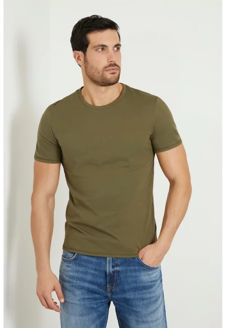 Слим памучна тениска