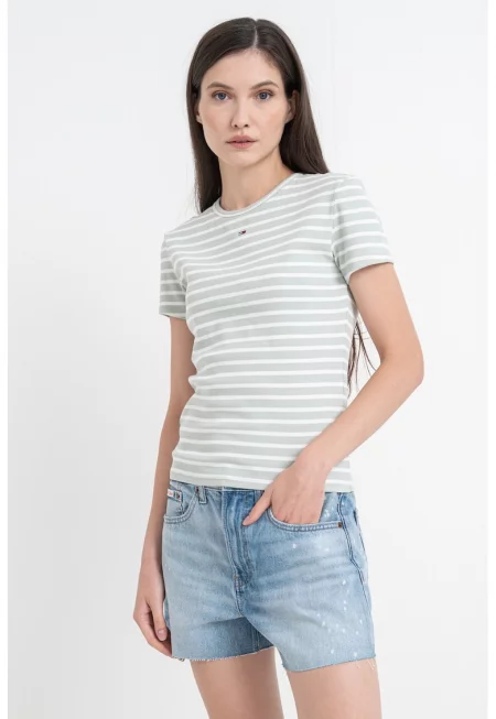 Слим тениска с рипс