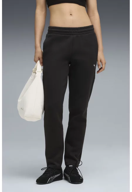 Спортен панталон с джобове и средна талия