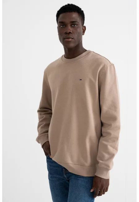 Суитшърт с овално деколте и лого