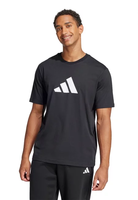 Тениска с лого - Черен