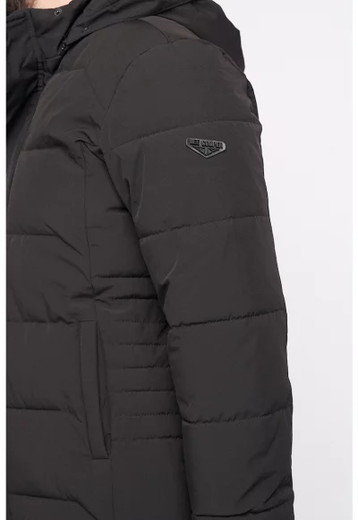 Ватирано зимно яке с качулка