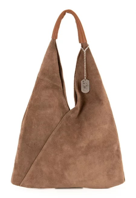 Велурена чанта Хобо