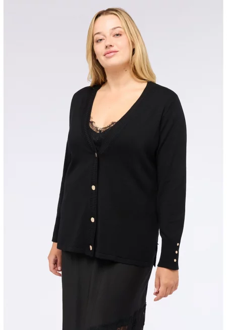 Жилетка с маншети с копчета