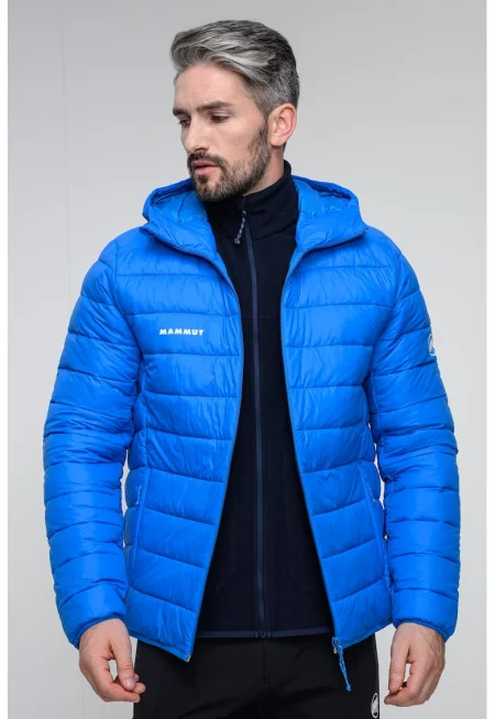 Зимно хайкинг яке Crag IN с качулка - Кралско Синьо