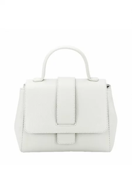 Чанта естествена кожа 1047 123 Крем 14166