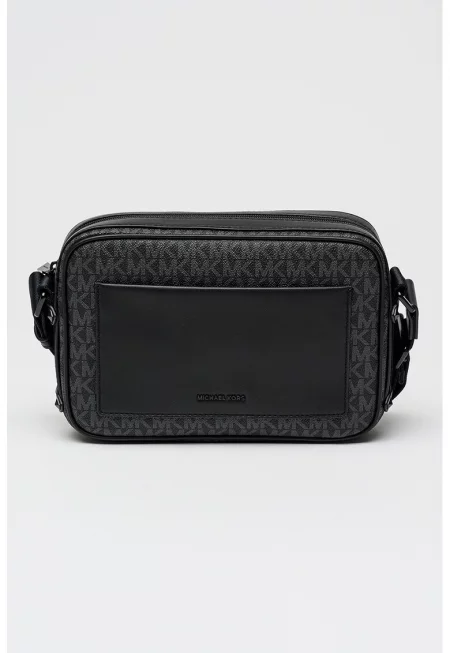 Чанта през рамо Maeve с монограм - Черен/Tъмносив