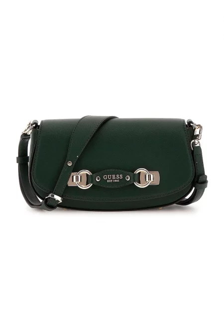 Чанта през рамо от еко кожа с капаче